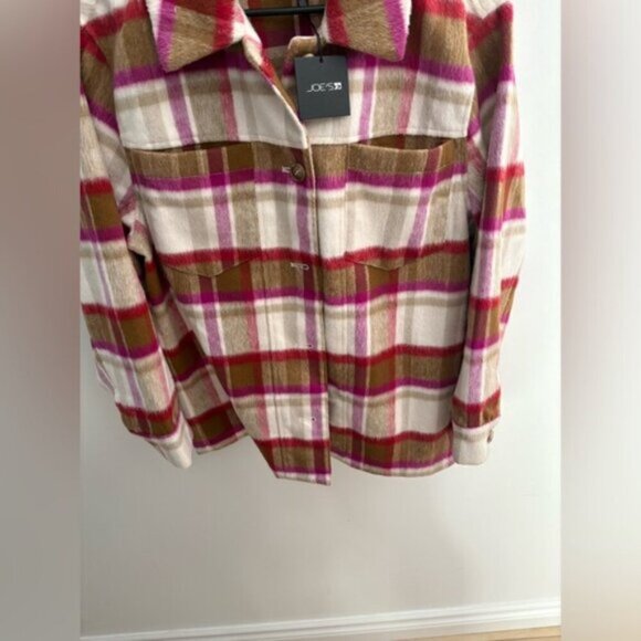 NWT- Joe’s JEANS- Firnanda Plaid Shirt Jacket - Picture 2 of 11